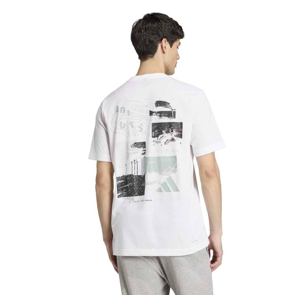 ADIDAS M CLIMACOOL CITY TECH ILLUSTRATION GRAPHIC T-SHIRT