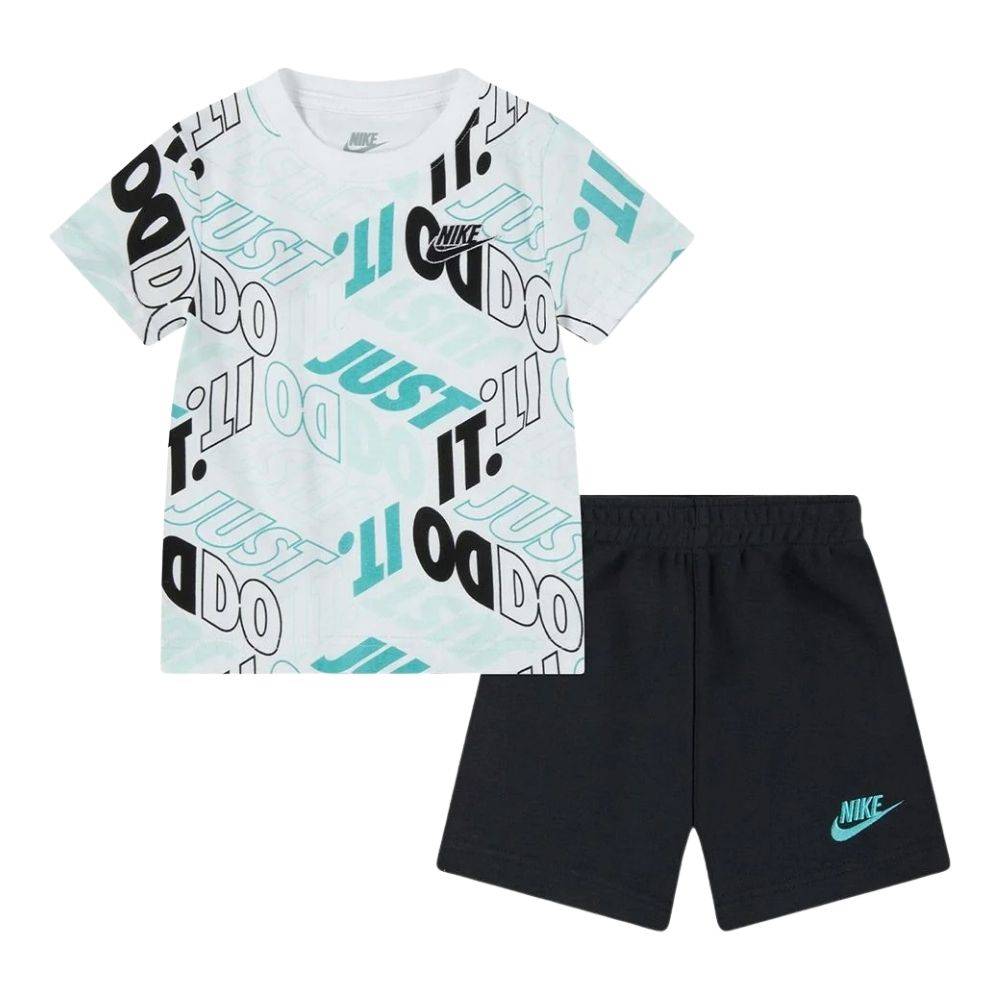 NIKE LITTLE KIDS JUST-DO-IT BLOCK AOP SET