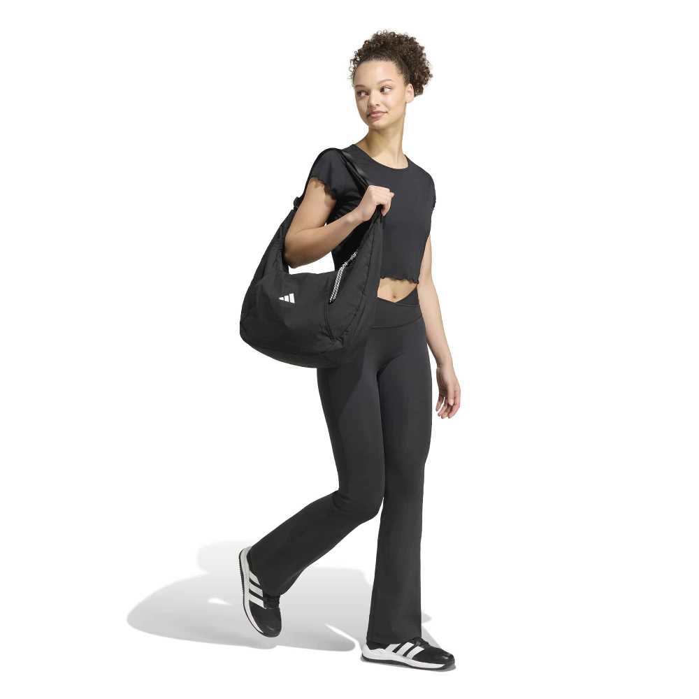 ADIDAS 3 STRIPES STUDIO ALL ME FLARE X-OVER LEGGINGS