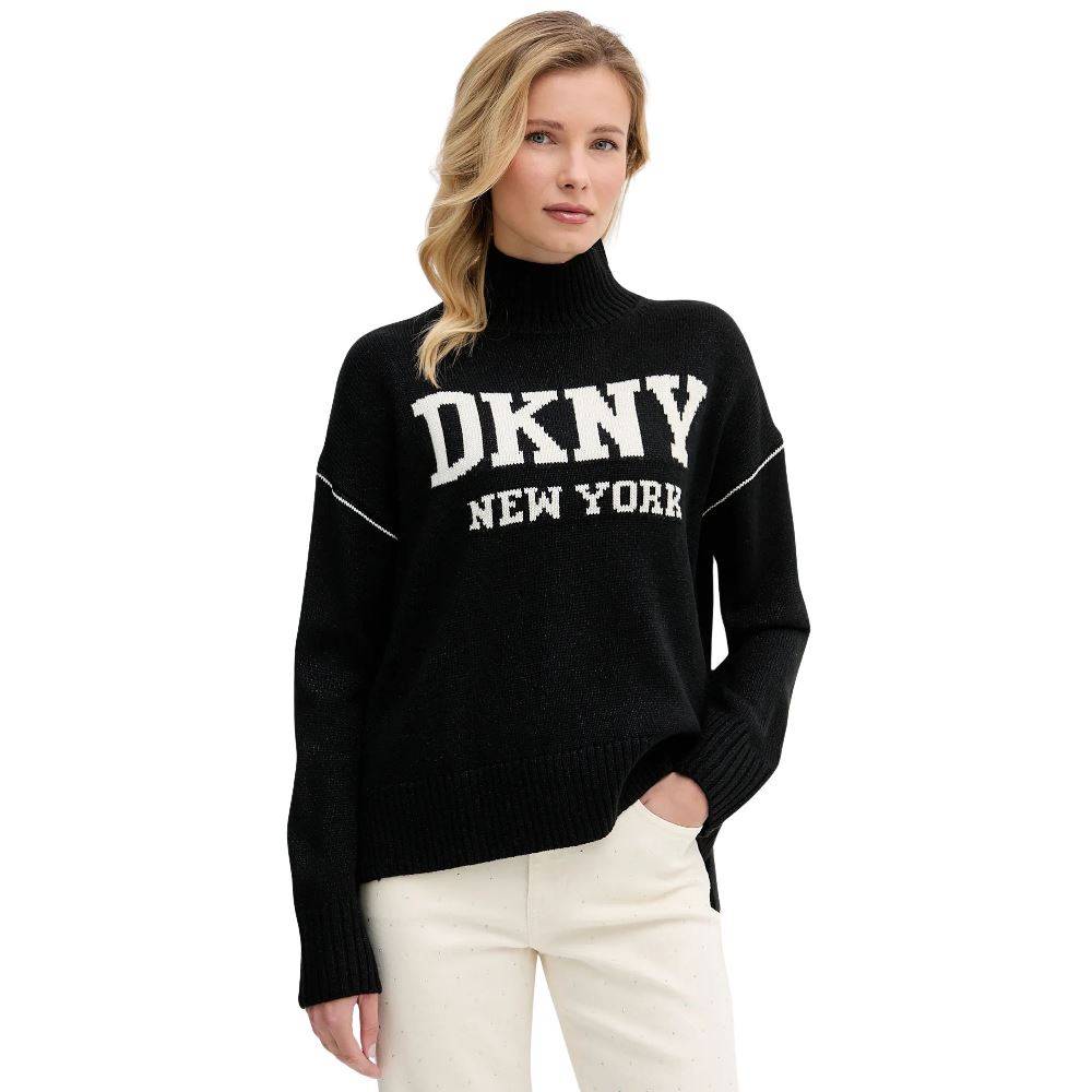 DKNY NEW YORK KNITTED TURTLENECK SWEATER