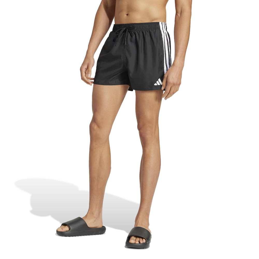 ADIDAS M 3 STRIPES SWIM SHORTS 3 INCH