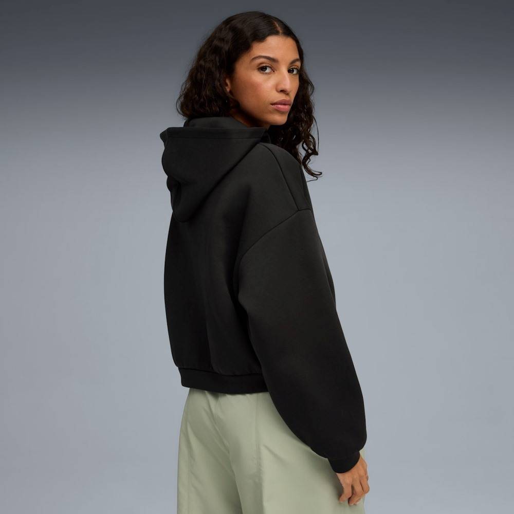 PUMA WARDROBE ESS OVERSIZED HOODIE DK