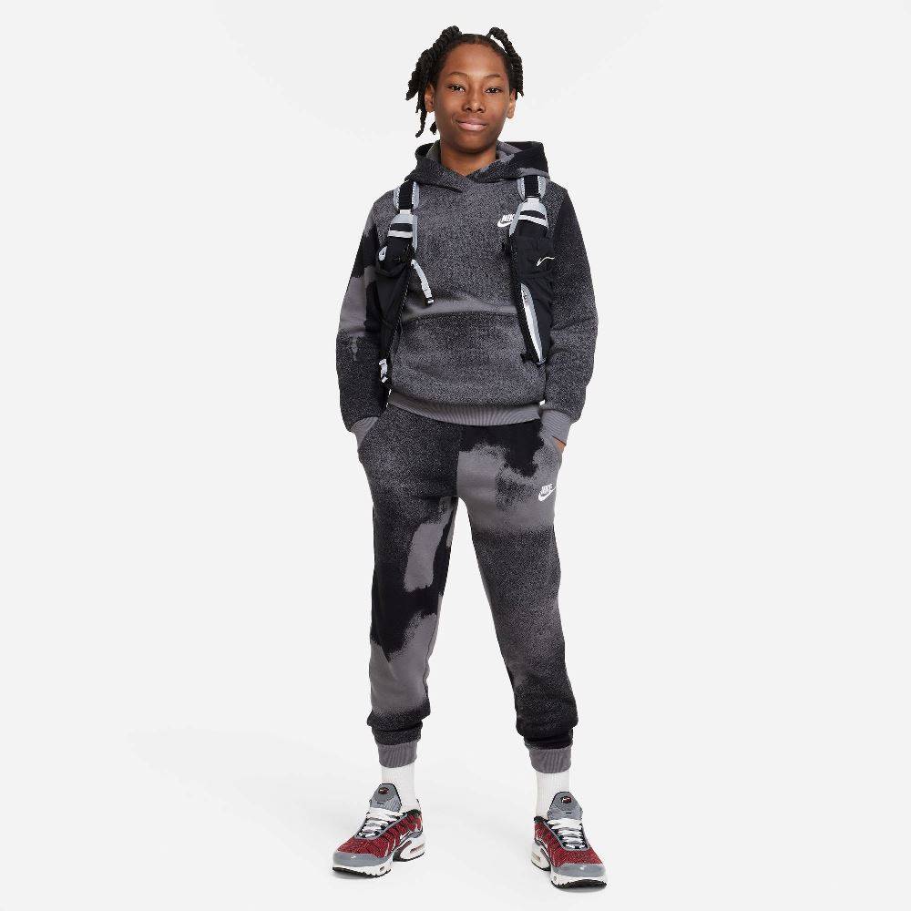 NIKE KIDS CLUB FLEECE WASH PRINTED JOGGER