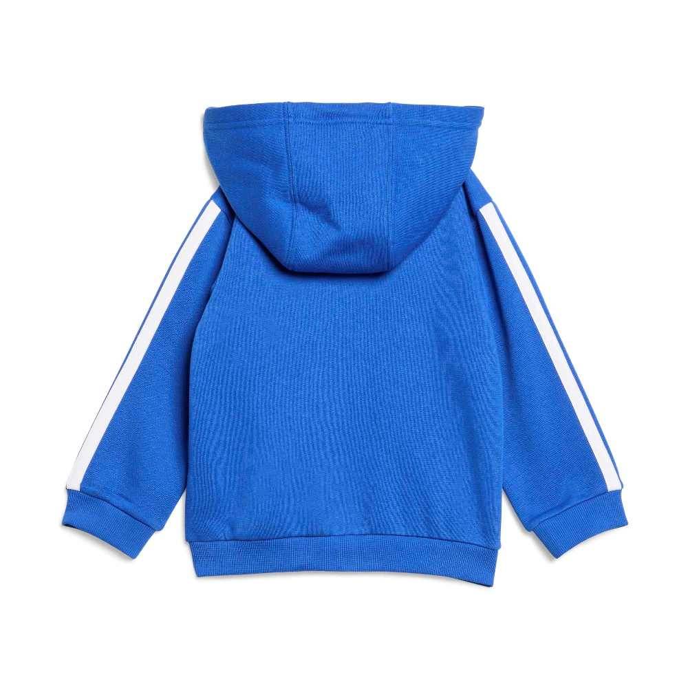 ADIDAS INFANT ESSENTIALS TIBERIO 3 STRIPES FLEECE TRACKUIT