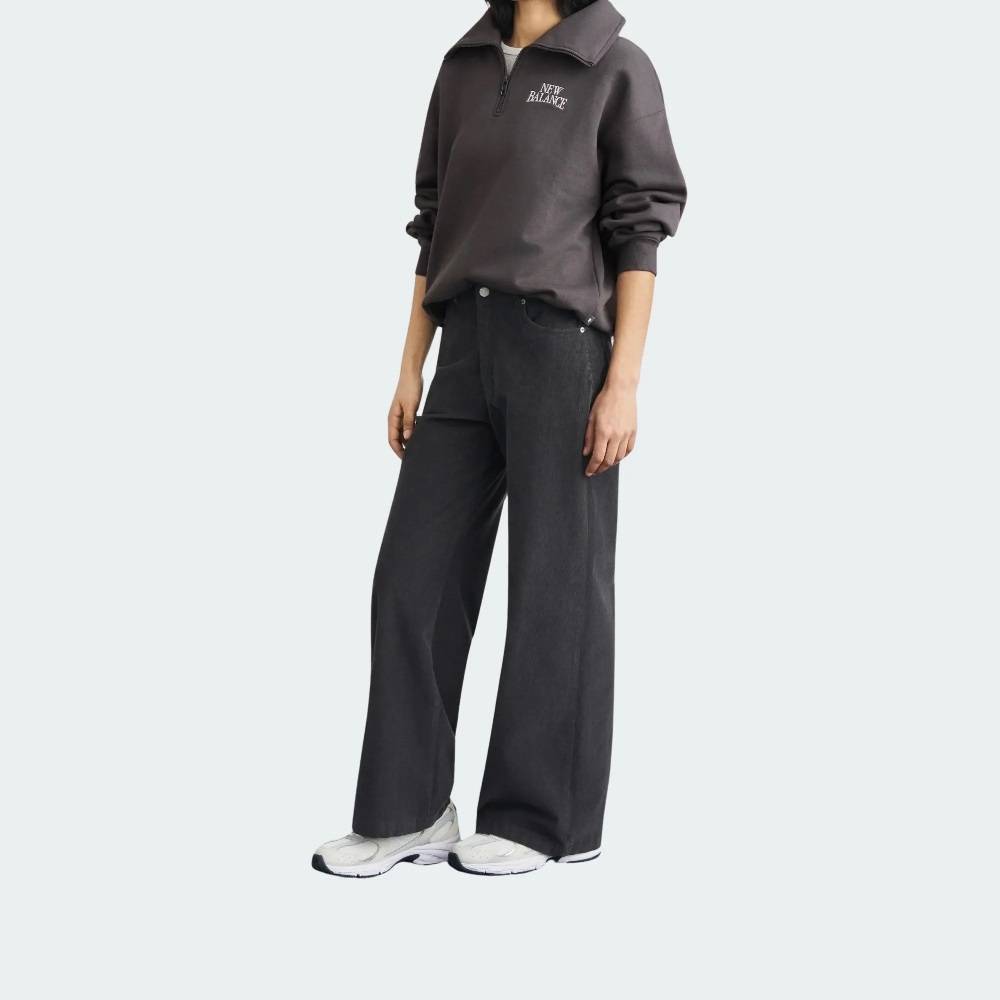 NEW BALANCE TRACKSIDE FRENCH TERRY HALF ZIP