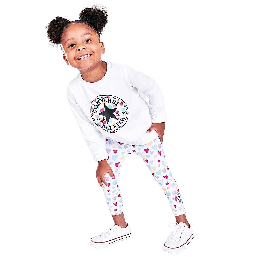CONVERSE INFANT GIRL CHUCK PATCH LEGGING SET