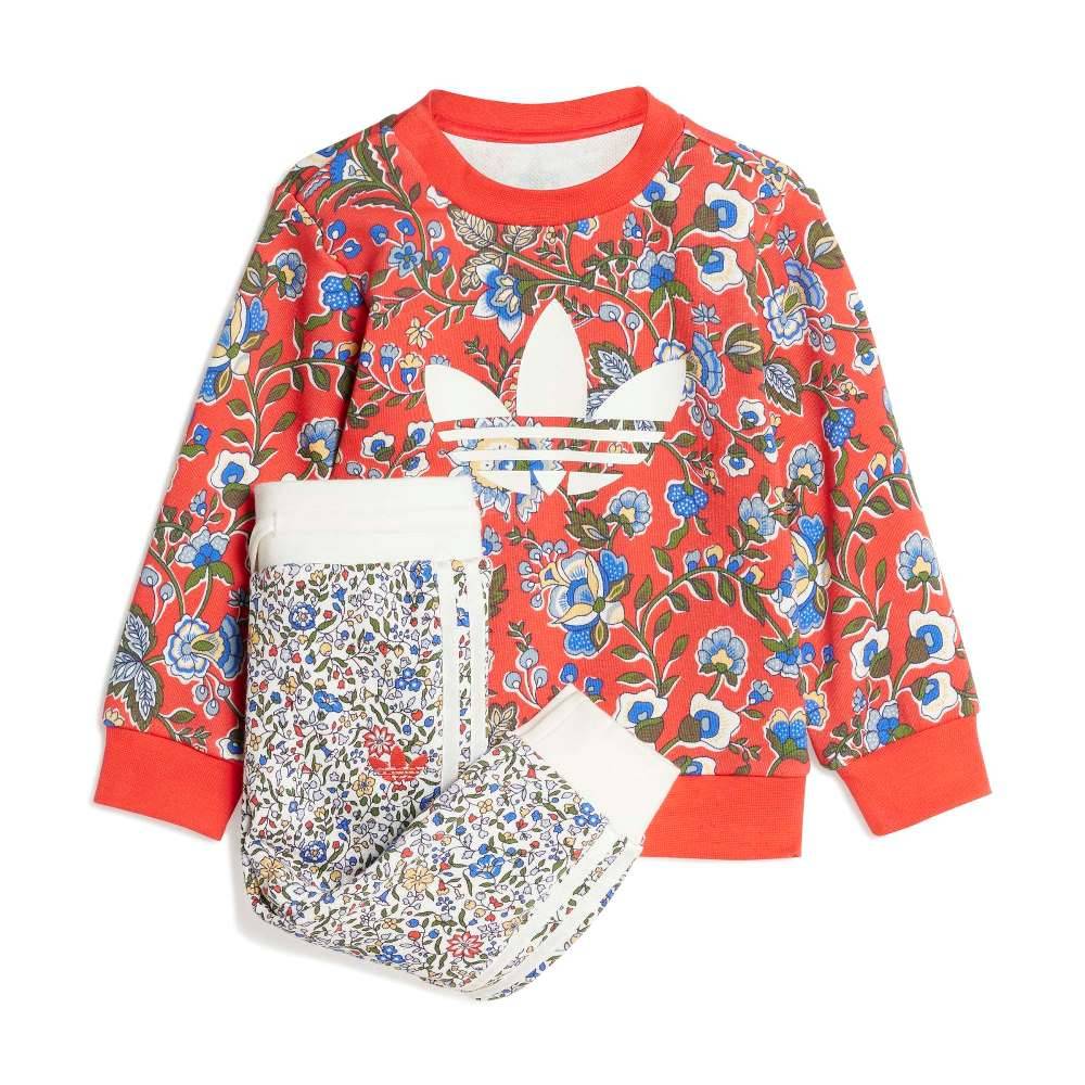 ADIDAS ORIGINALS INFANT X LIBERTY LONDON CREW SET