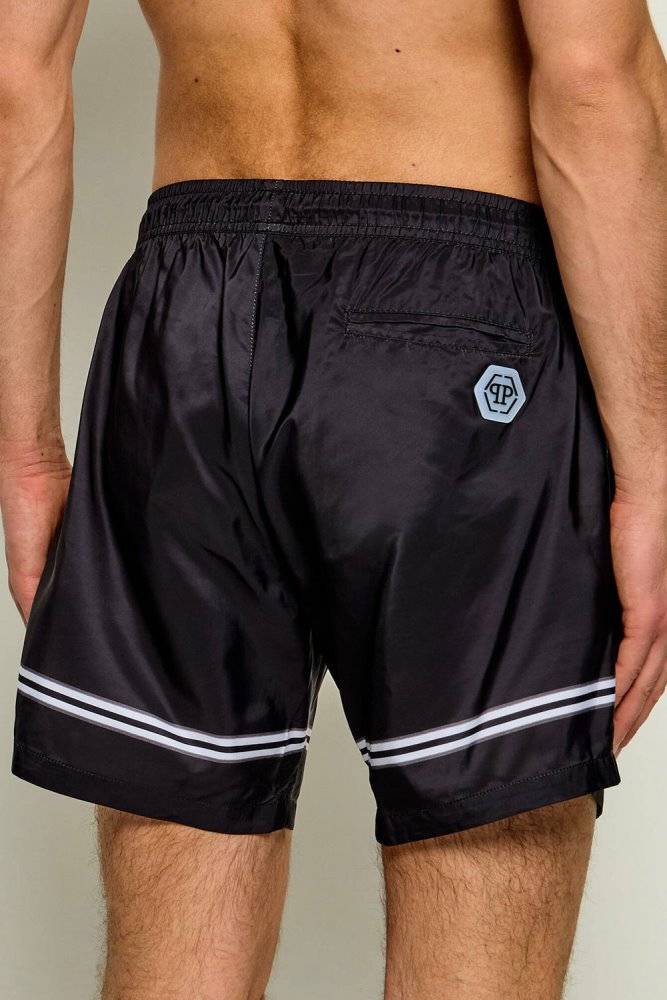 PHILIPP PLEIN SPORT STRIPES SWIMWEAR