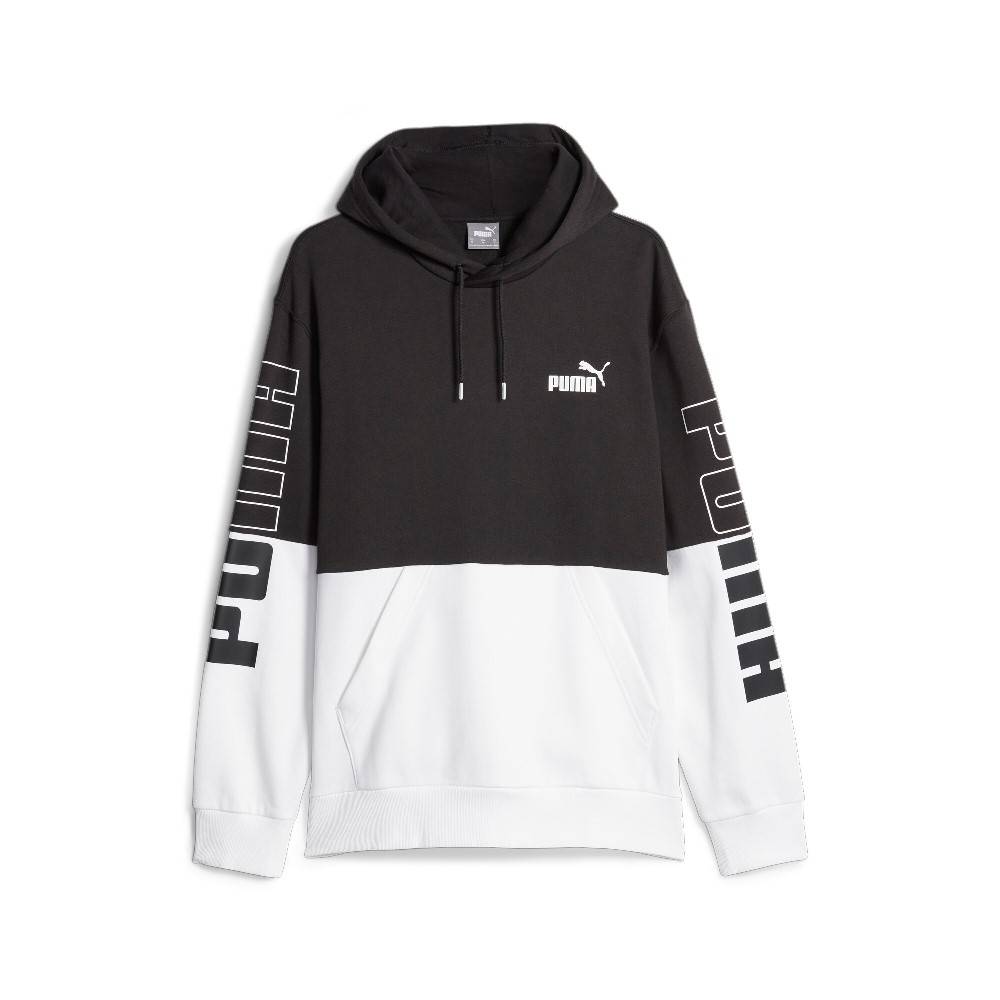 PUMA POWER COLORBLOCK FLEECE HOODIE