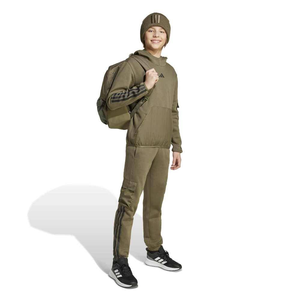 ADIDAS YOUTH UTILITY PACK FLEECE CARGO PANTS