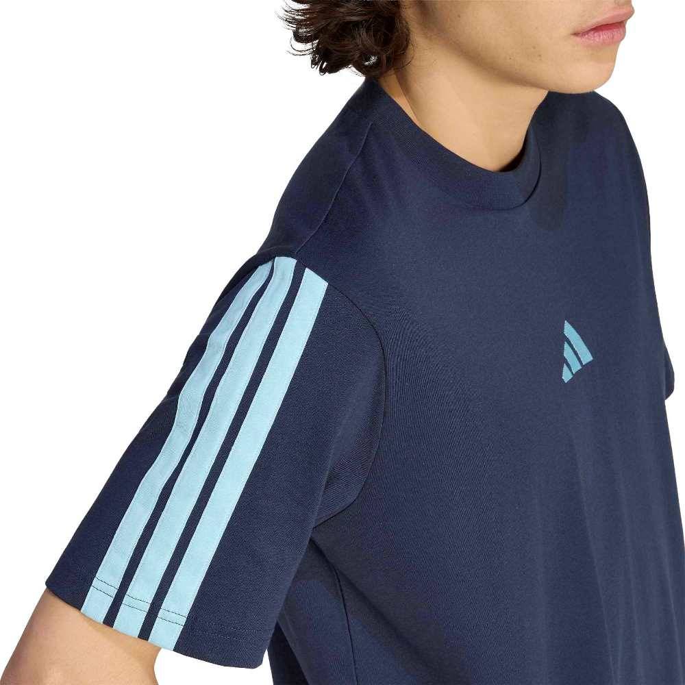 ADIDAS M ESSENTIALS THREE STRIPES SINGLE JERSEY