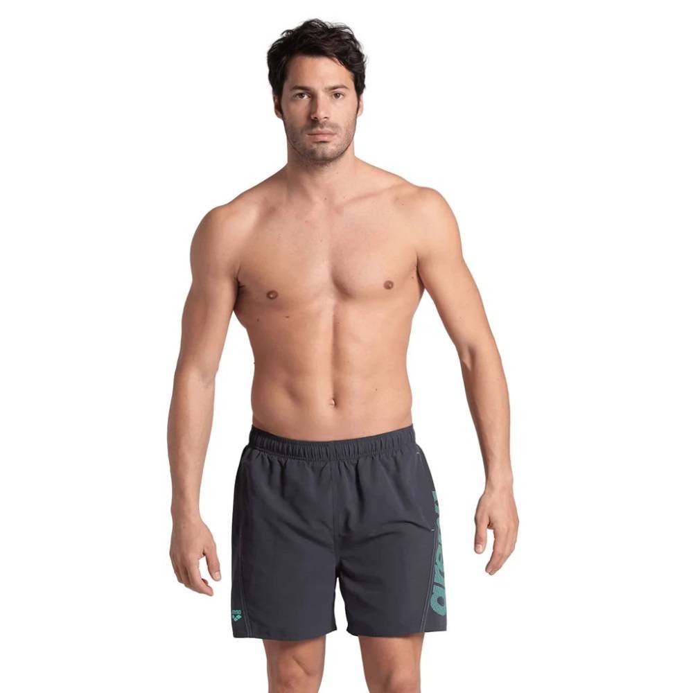 ARENA FUNDAMENTALS LOGO BOXER SWIMSHORT MENS