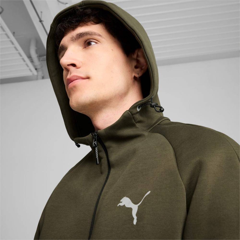 PUMA EVOSTRIPE FULL-ZIP HOODIE DK