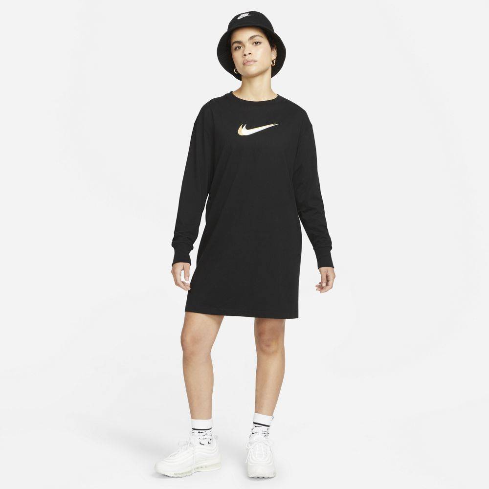 NIKE SPORTSWEAR WOMENS LONG-SLEEVE DRESS