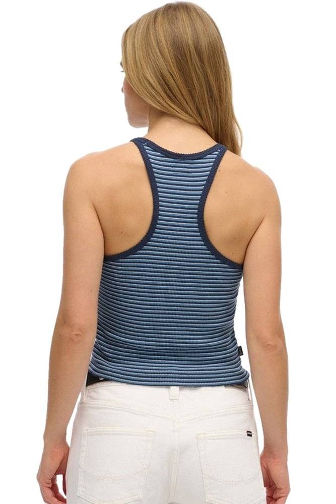 SUPERDRY ESSENTIAL LOGO STR RACER VEST