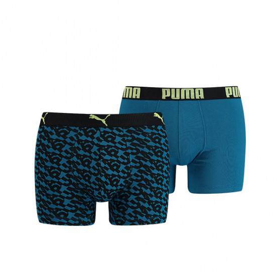PUMA MENS LOGO ALL OVER PRINT BOXER 2PP
