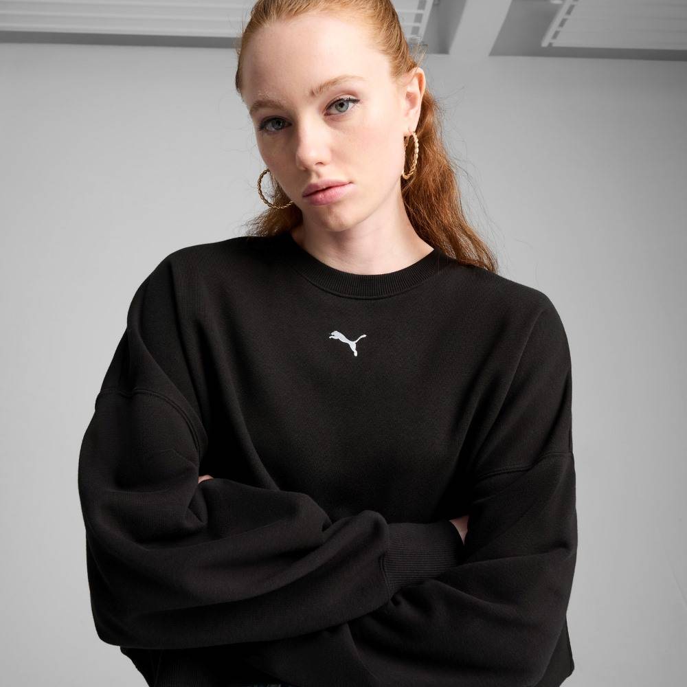 PUMA WARDROBE ESS OVER-OVERSIZED CREW TR