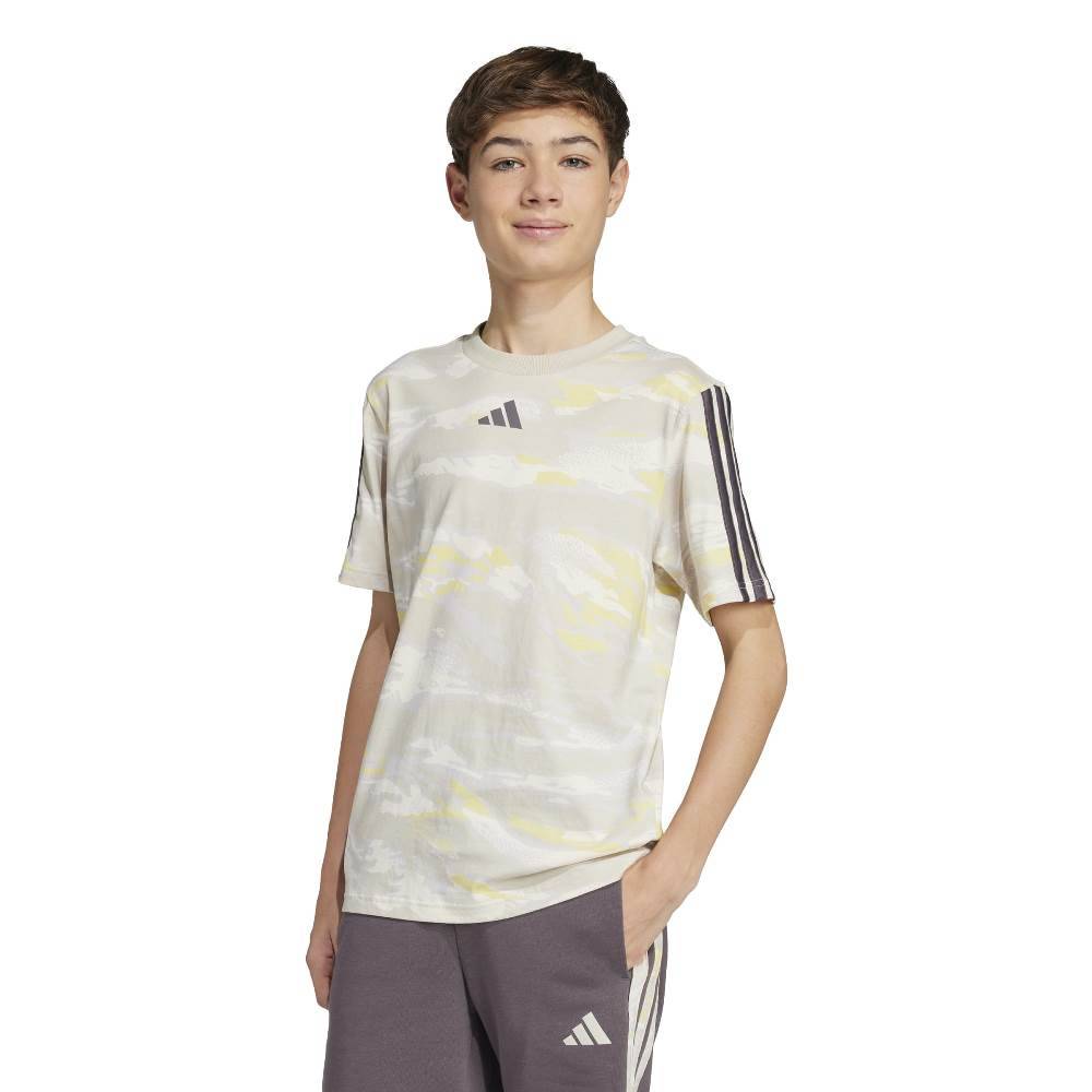 ADIDAS YOUTH SEASONAL ESSENTIALS CAMO T-SHIRT