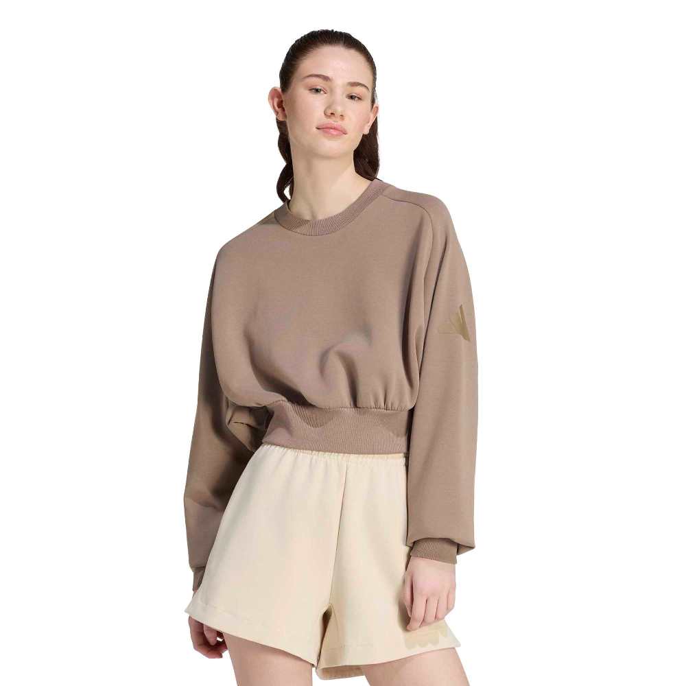 ADIDAS SOFT LUX CREW SWEATSHIRT