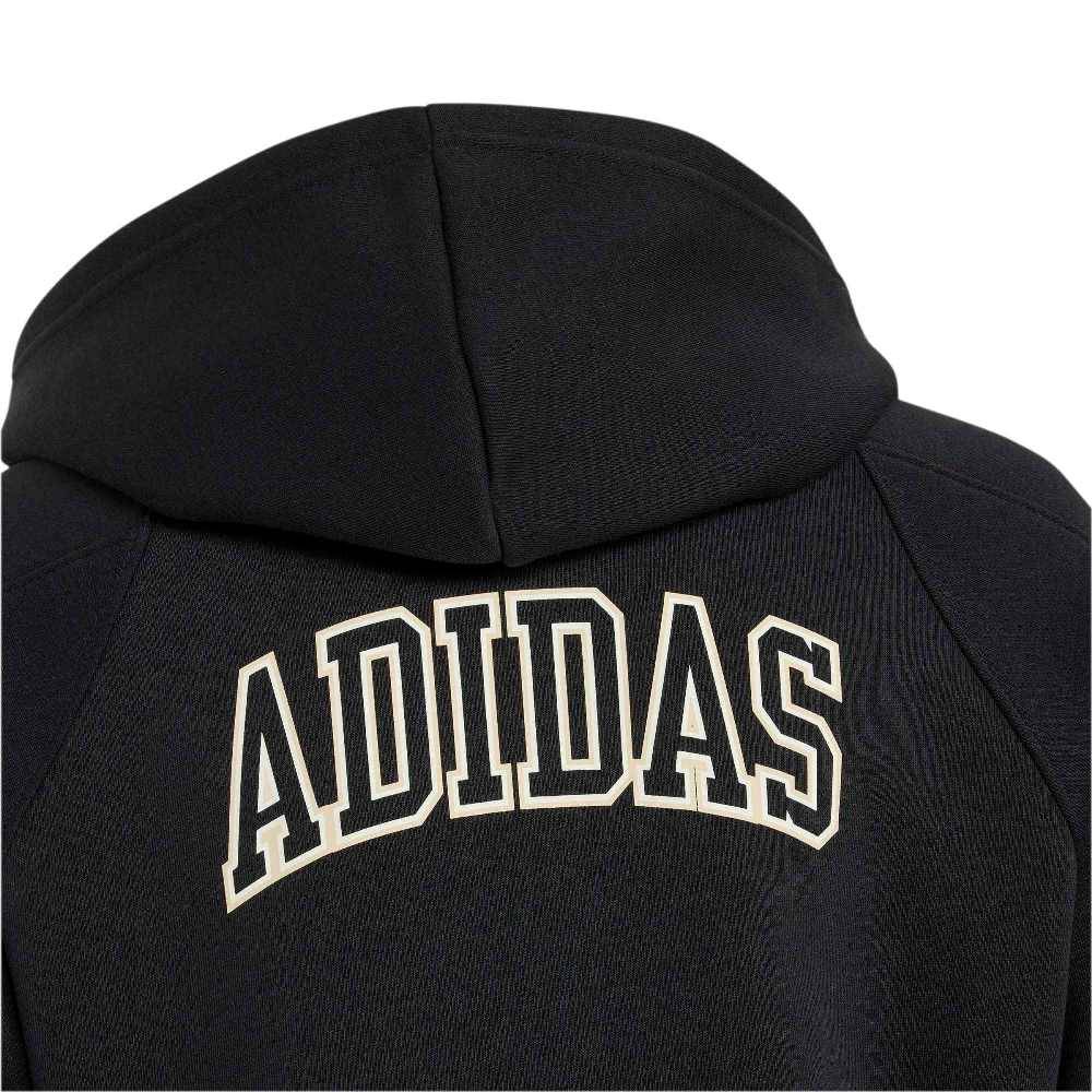 ADIDAS YOUTH SEASONALS COLLEGIATE TYPOGRAPHY FULL ZIP HOODY
