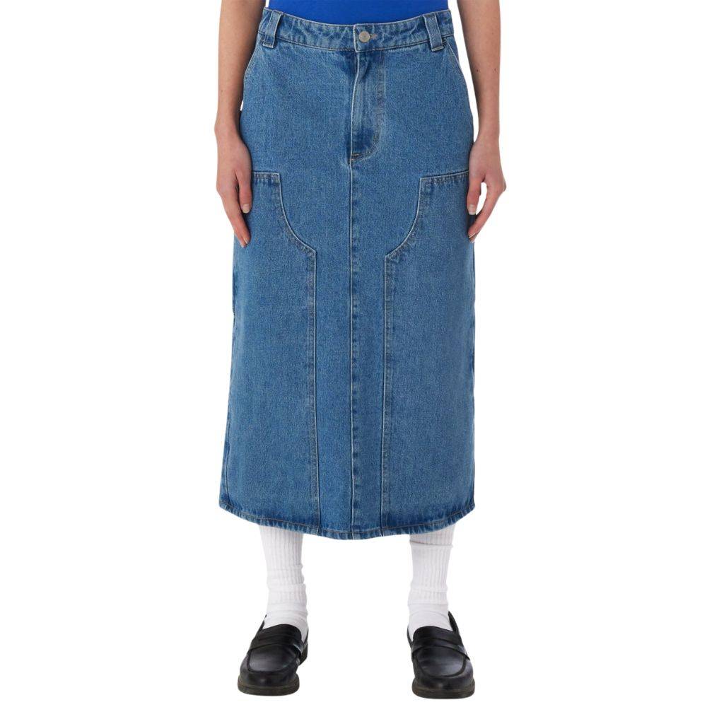 OBEY PAINTER S MIDI SKIRT