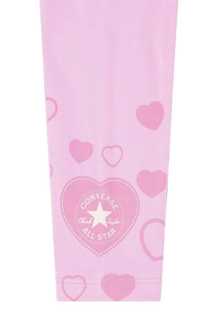 CONVERSE LITTLE KIDS HOODIE & HEART LEGGING SET