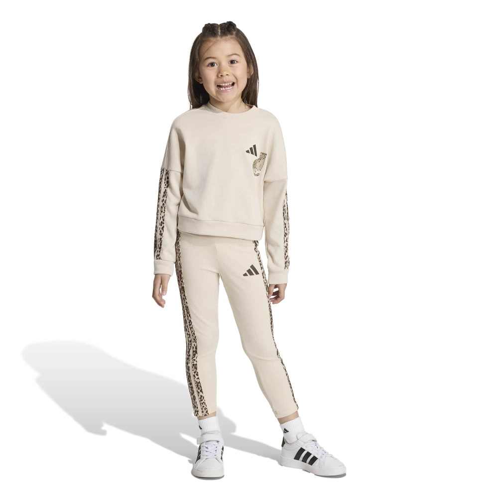 ADIDAS LITTLE GIRLS ANIMAL LEGGINGS SET