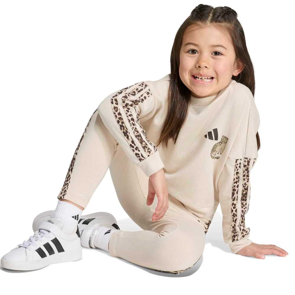 ADIDAS LITTLE GIRLS ANIMAL LEGGINGS SET