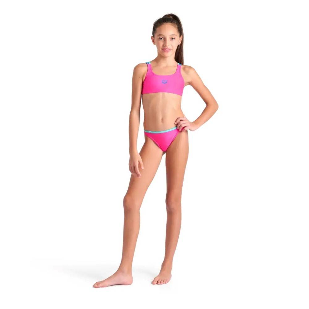 ARENA GIRL'S TWO PIECES SWIMSUIT SOLID