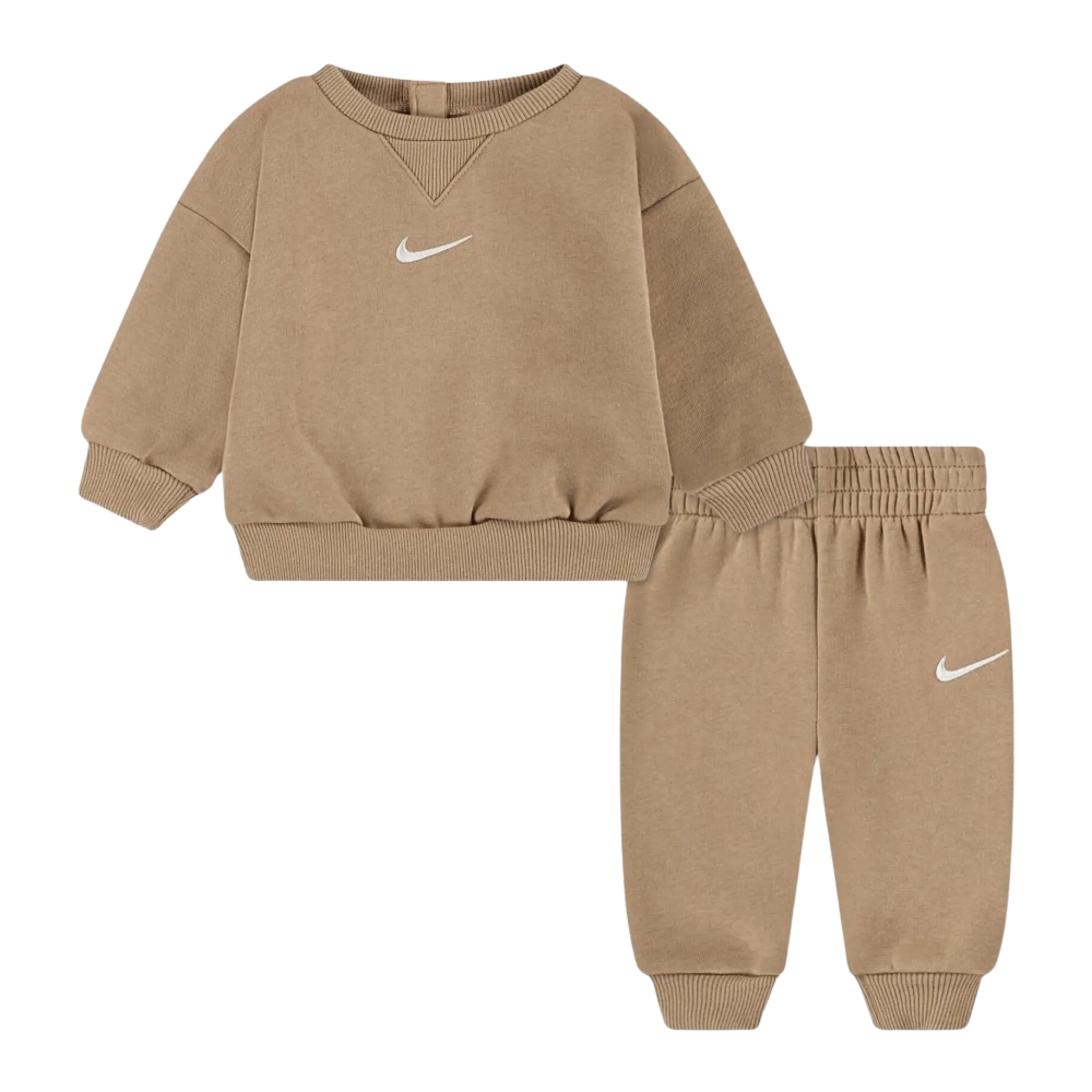 NIKE LITTLE KIDS ESSENTIAL FLEECE CREW SET
