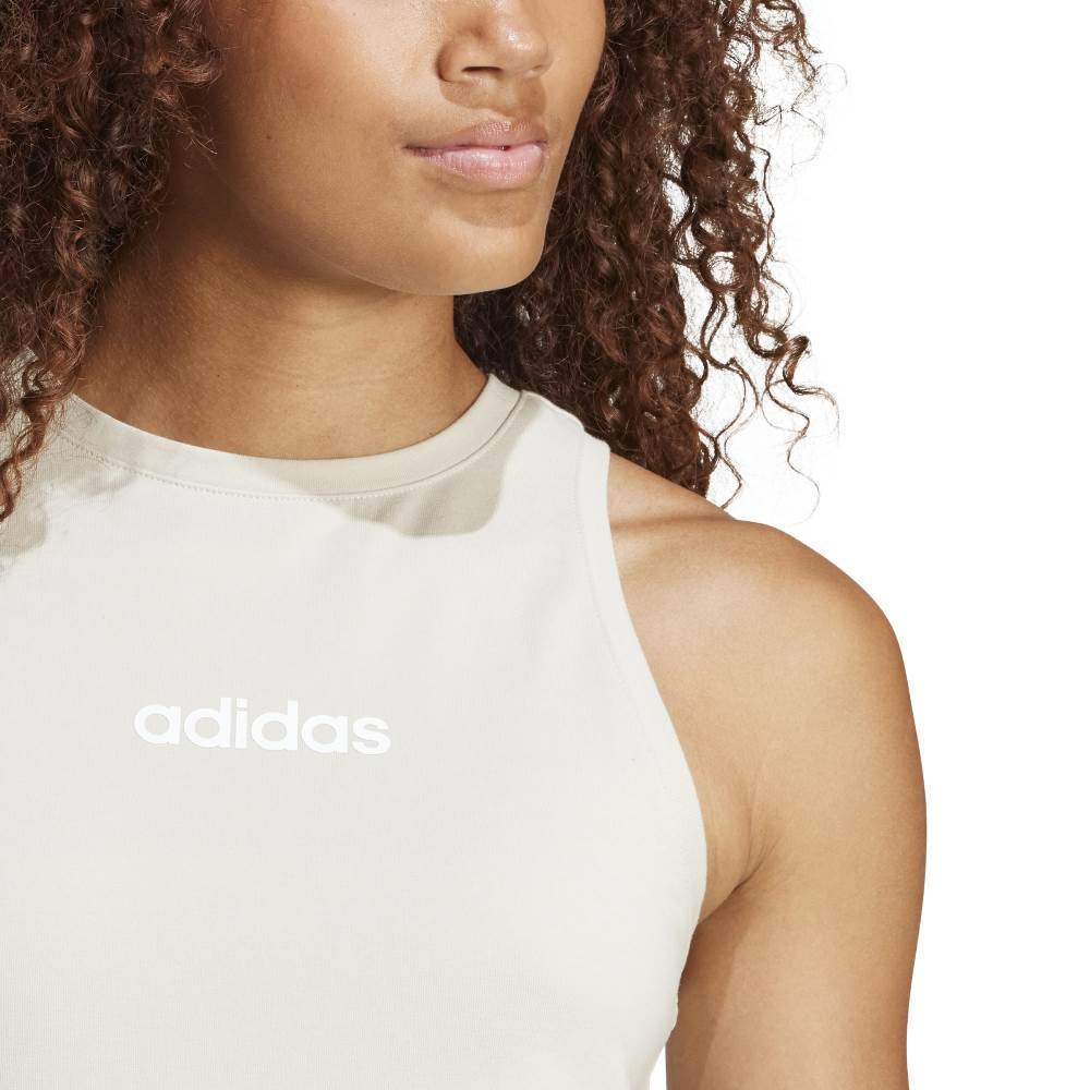 ADIDAS ESSENTIALS LINEAR SLIM COTTON TANK