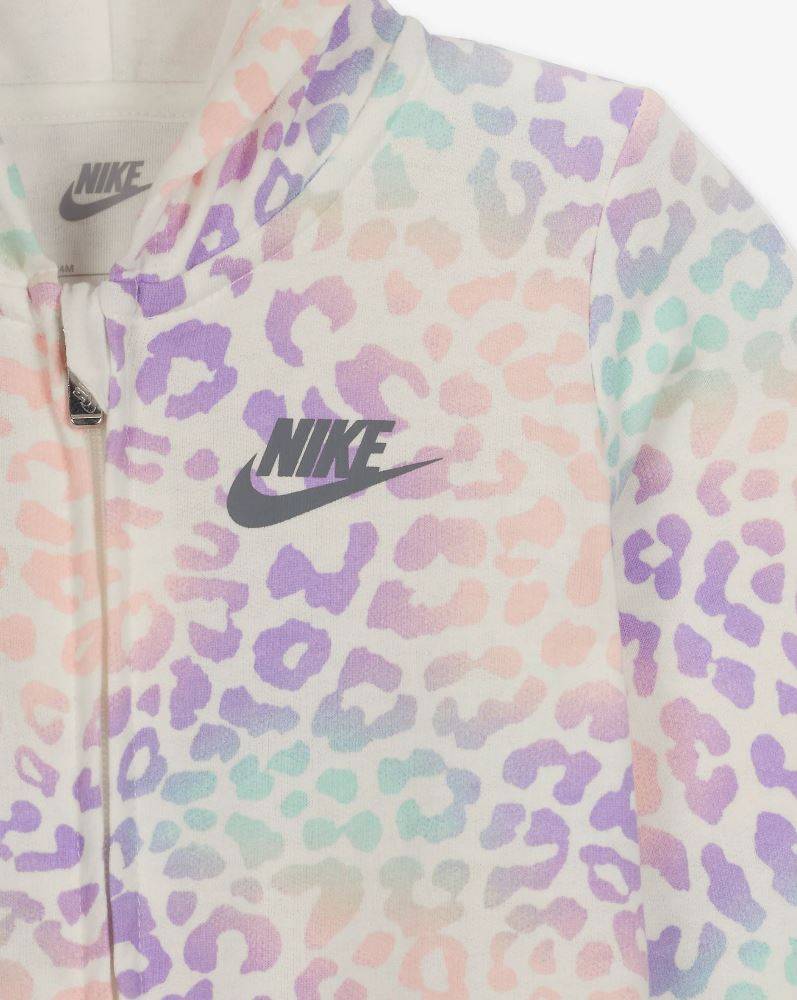 NIKE INFANT FRENCH TERRY ALL-OVER-PRINT COVERALL