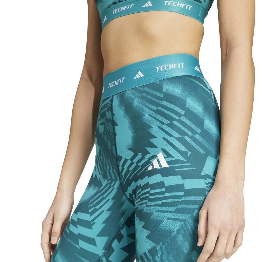 ADIDAS TECHFIT PRINTED 7/8 LEGGINGS