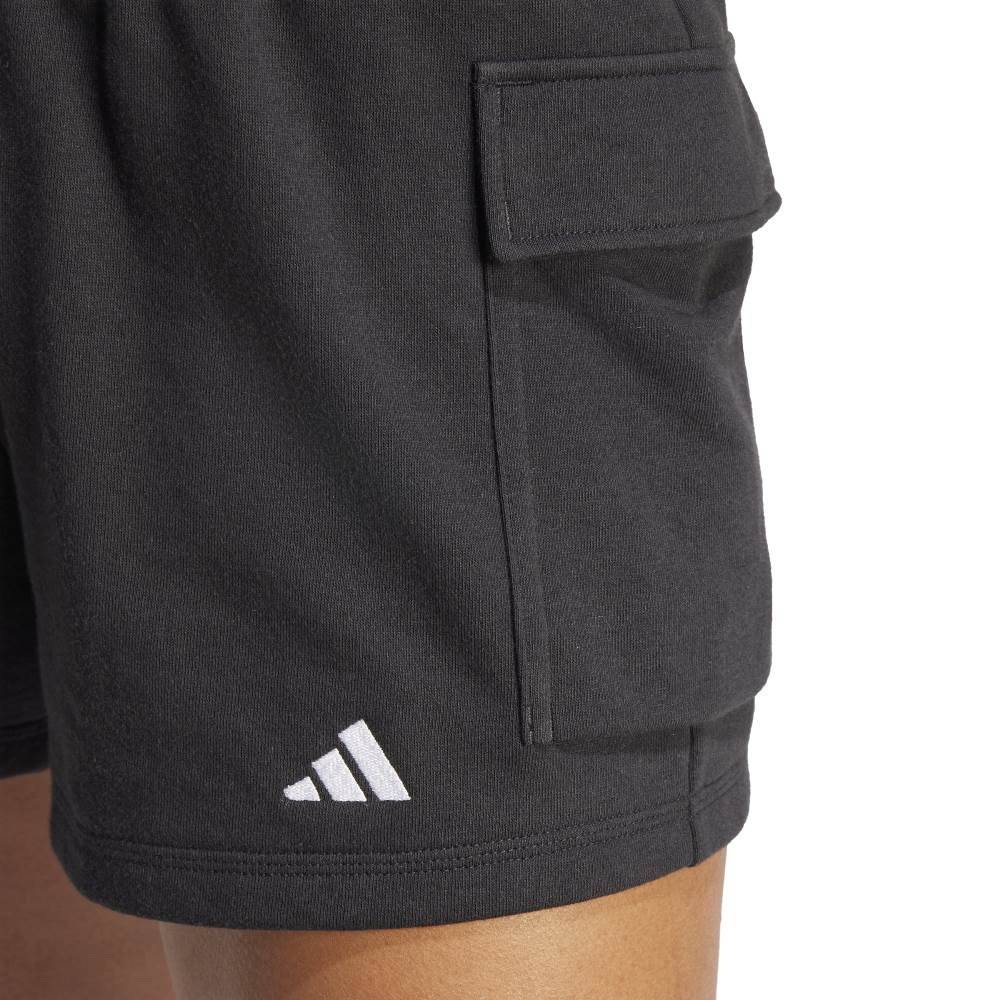 ADIDAS ESSENTIALS SMALL LOGO FRENCH TERRY CARGO SHORTS