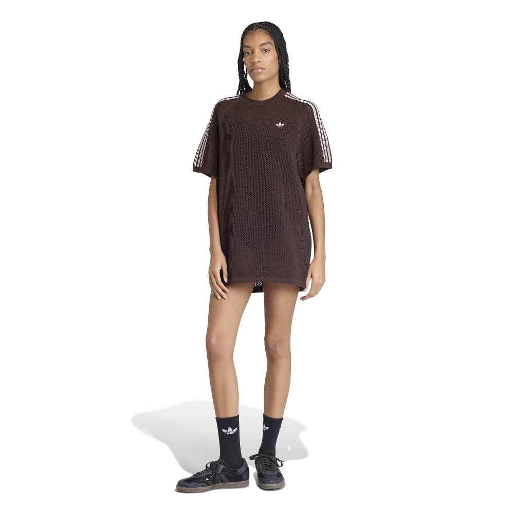 ADIDAS ORIGINALS KNITTED CROCHET DRESS