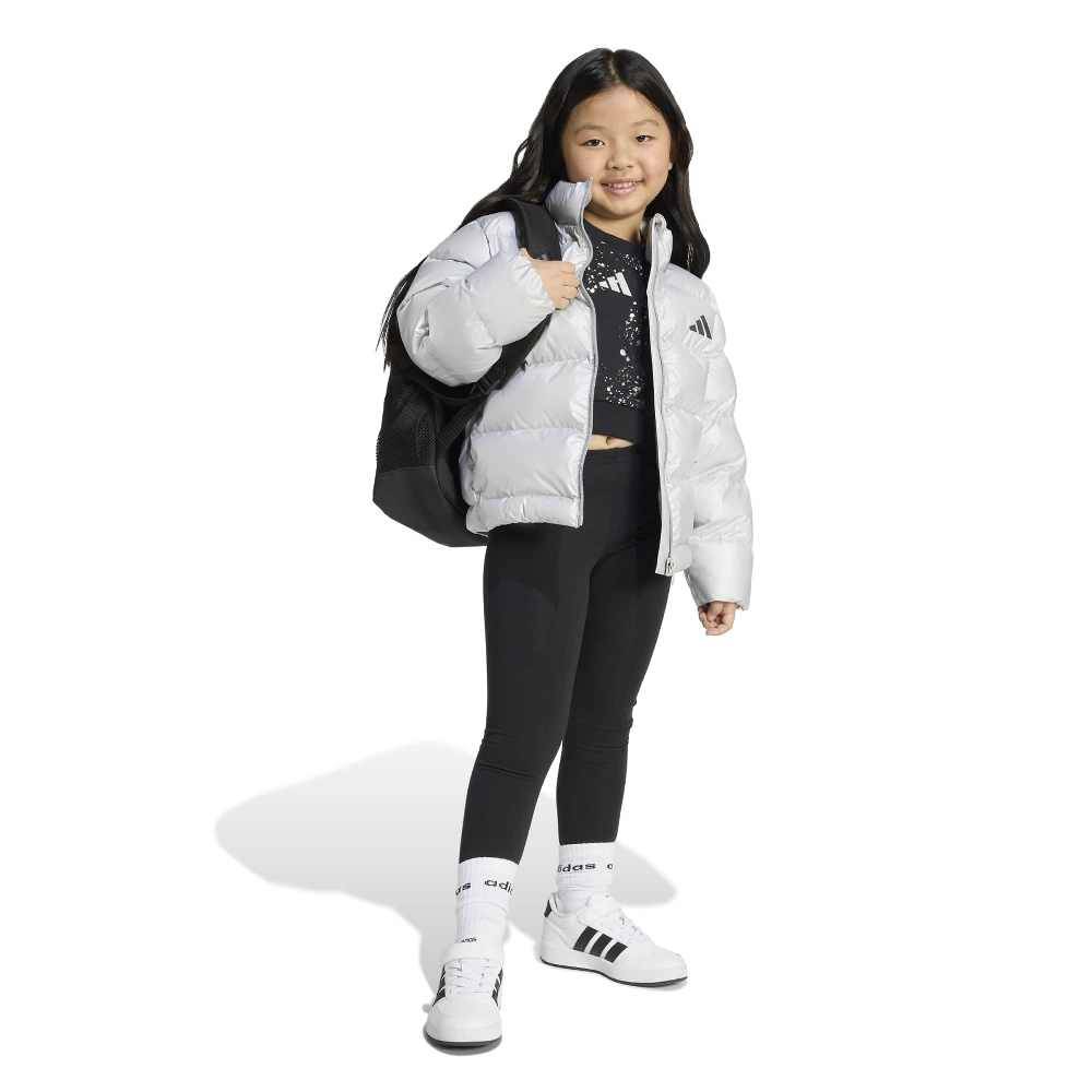 ADIDAS LITTLE KIDS SYNTHETIC DOWN GLAM JACKET