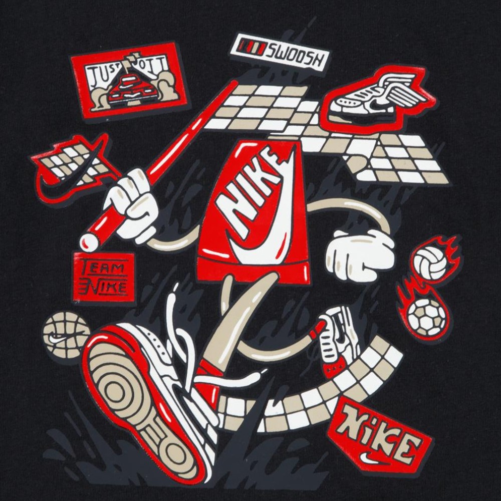NIKE LITTLE KIDS BOXY LONG SLV TEE