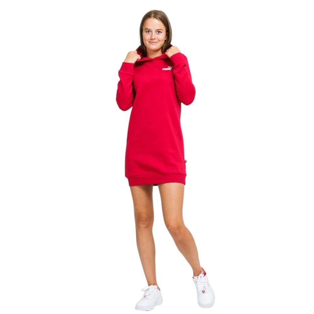 PUMA ESSENTIALS HOODED DRESS FL