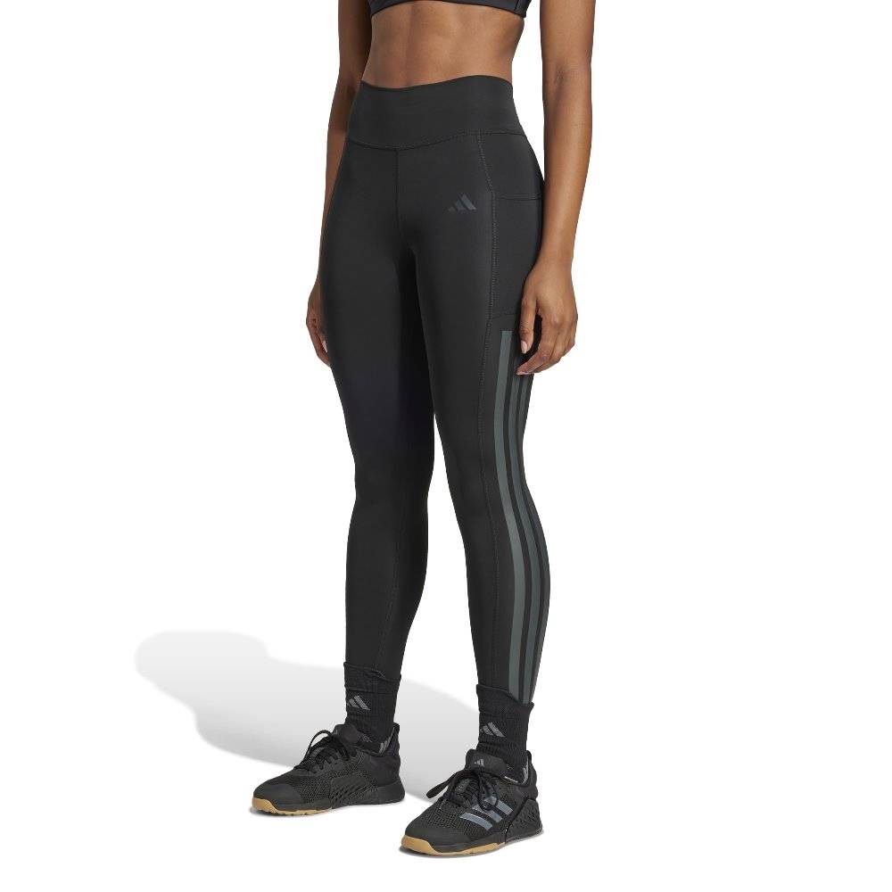 ADIDAS OPTIME 3-STRIPES FULL LENGTH LEGGINGS