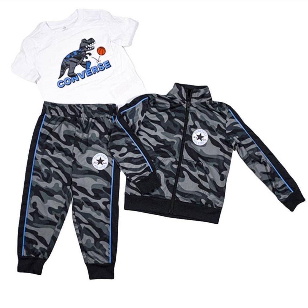 CONVERSE INFANT 3-PIECES CAMO TRICOT SET