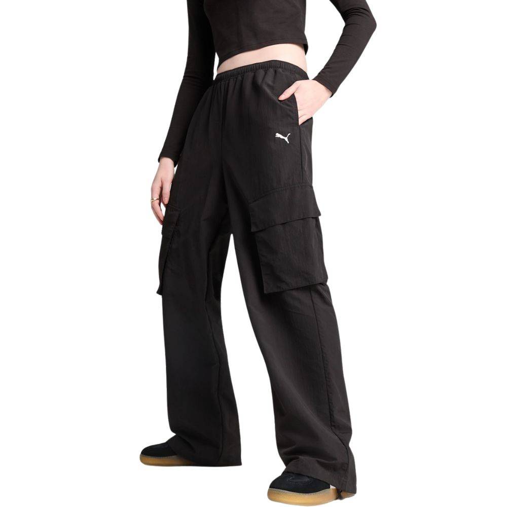 PUMA WARDROBE ESS RELAXED WOVEN CARGO PANTS OP