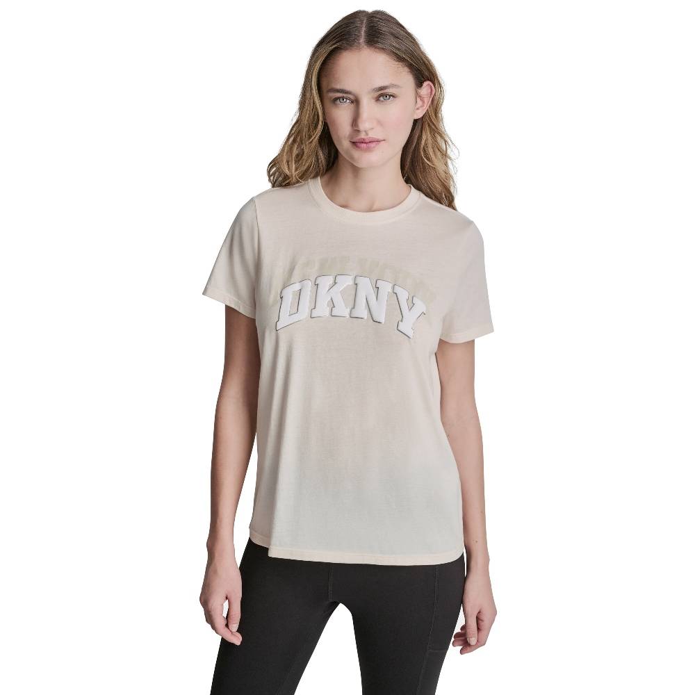 DKNY EMBOSSED LOGO TEE