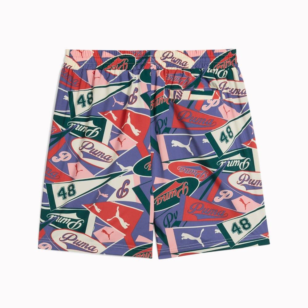 PUMA WARDROBE ESS SPORTS LEGACY AOP RELAXED SHORTS 6’’ WV