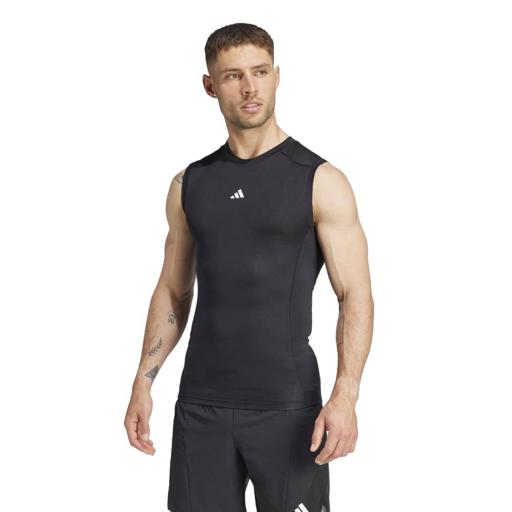 ADIDAS M TECHFIT COMPRESSION TRAINING SLEEVELESS T-SHIRT