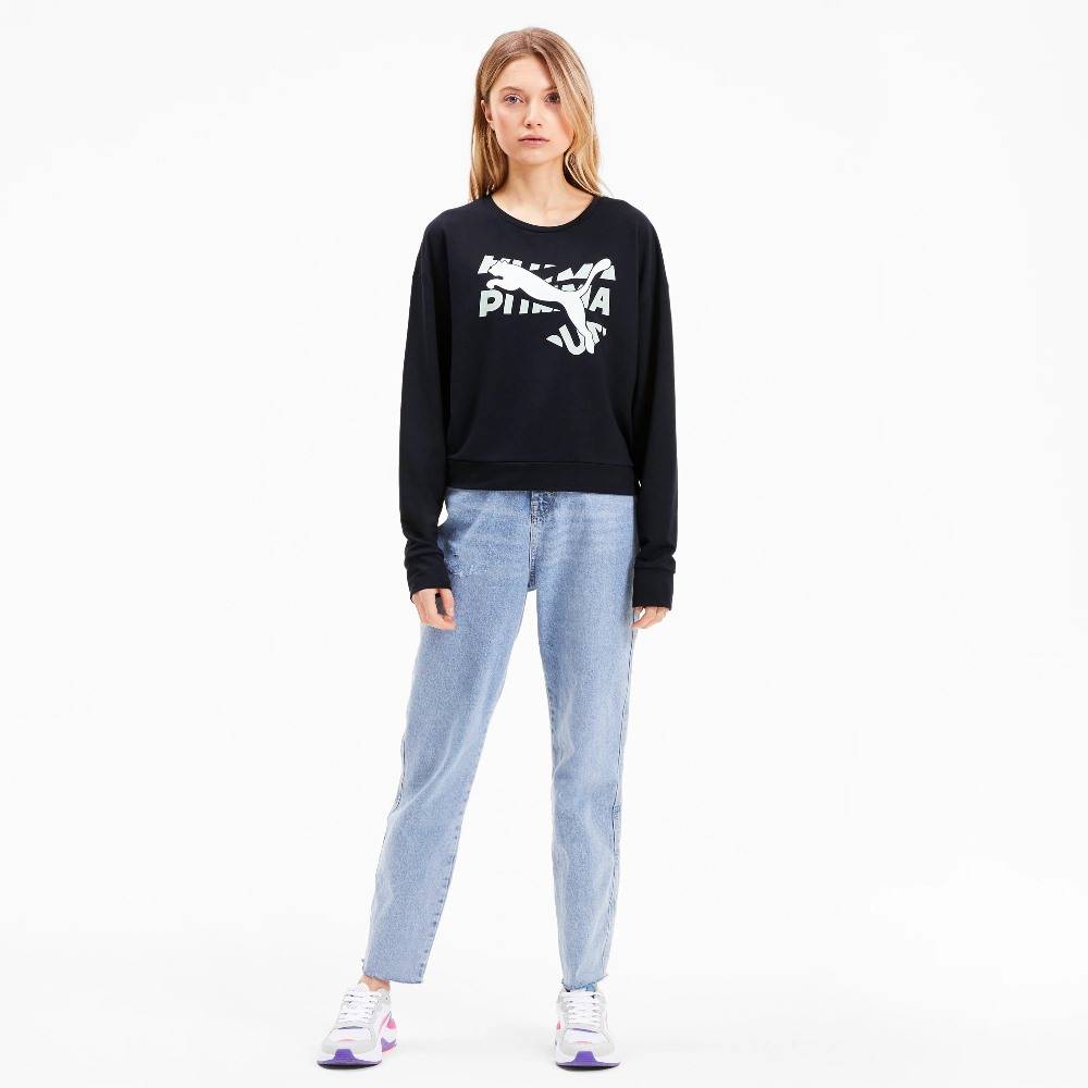 PUMA MODERN SPORT WOMENS CREW SWEATSHIRT