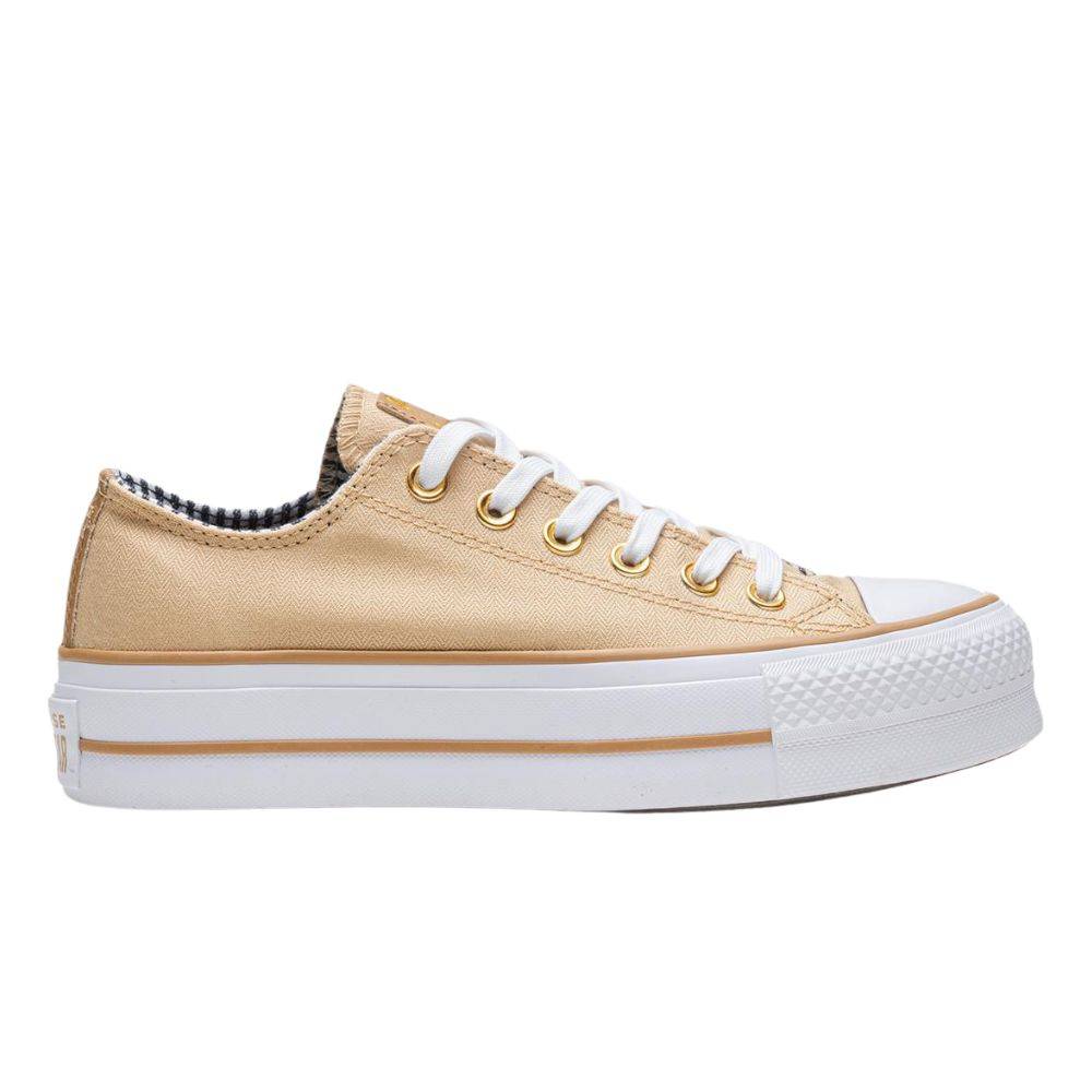 CONVERSE ALL STAR LIFT PLATFORM HERRINGBONE STRIPE