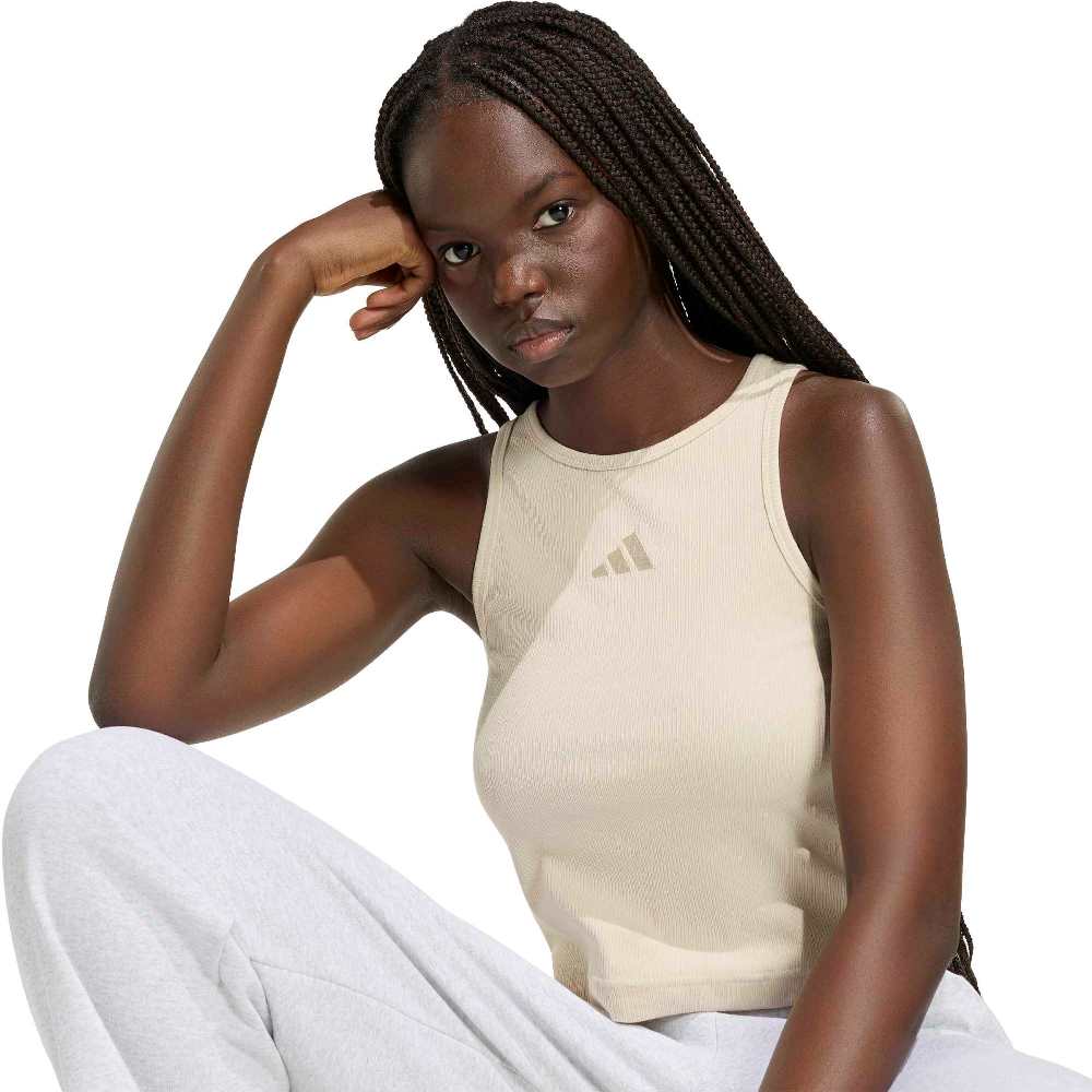 ADIDAS KIT SMALL LOGO RIB TANK