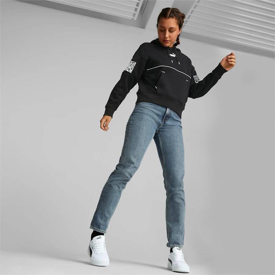 PUMA POWER SAFARI WOMENS FLEECE HOODIE