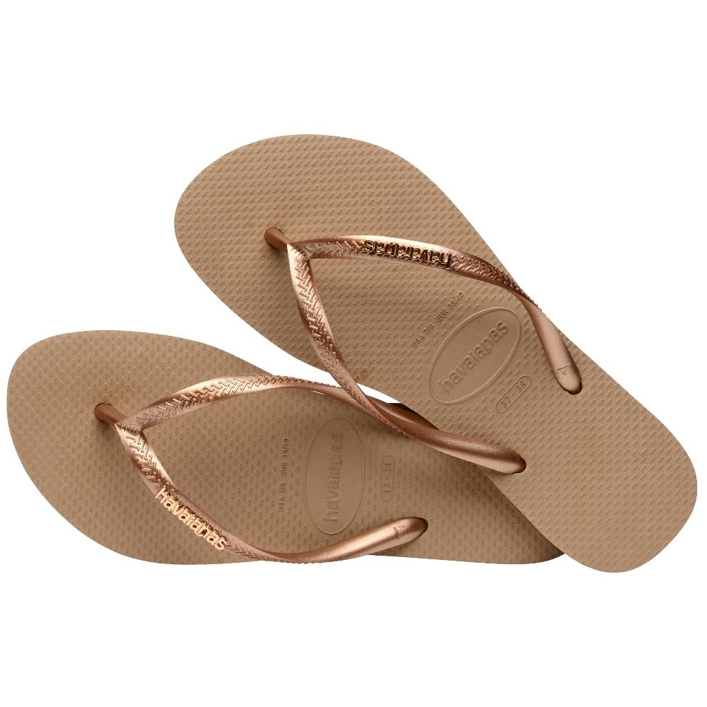 HAVAIANAS SLIM LOGO METALLIC