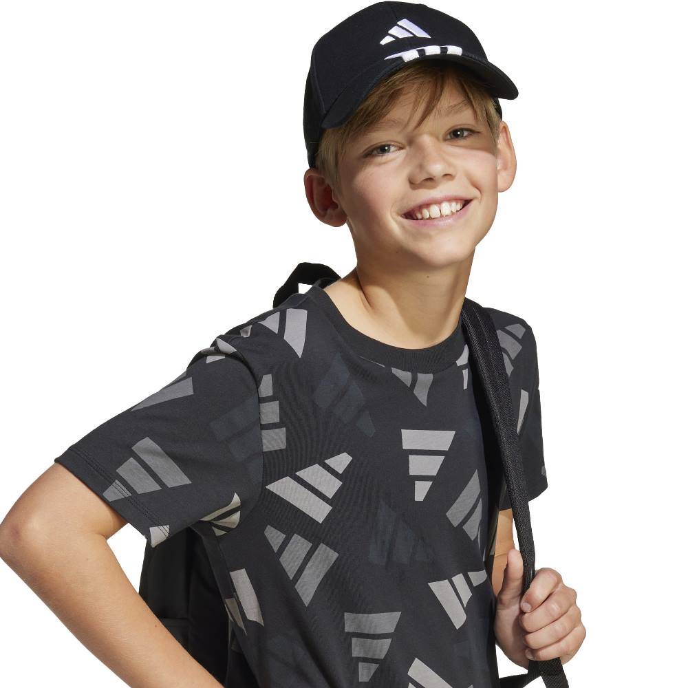 ADIDAS YOUTH SEASONAL ESSENTIALS LOGO CELEBRATION T-SHIRT